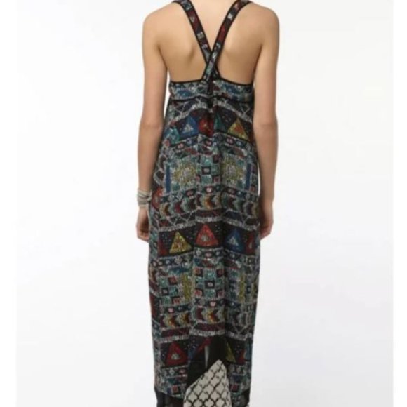 Urban Outfitters Silence & Noise Kingston Mosaic Maxi Dress - Picture 2 of 13
